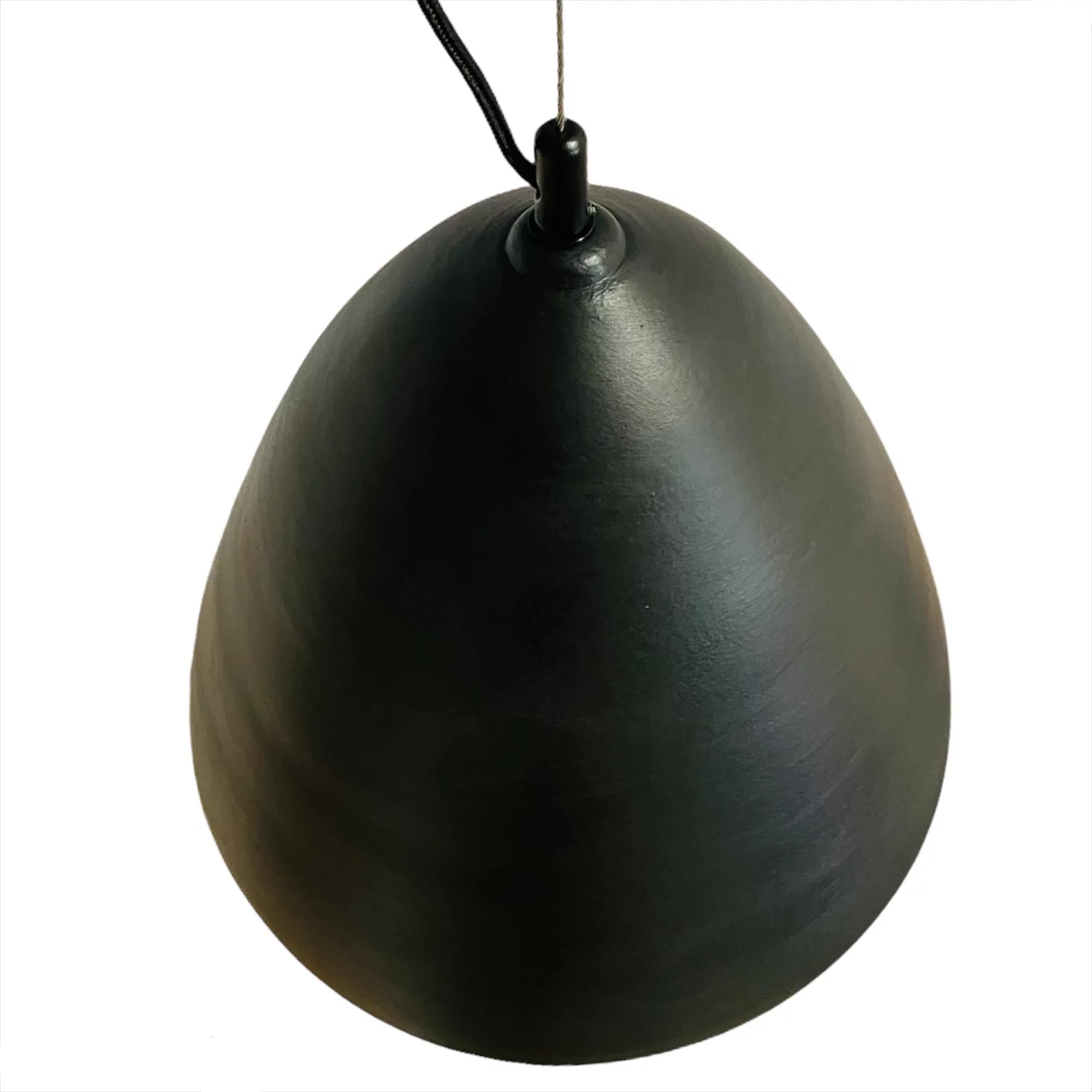 Подвесной светильник 39 х 29 см керамический, черный с золотым
