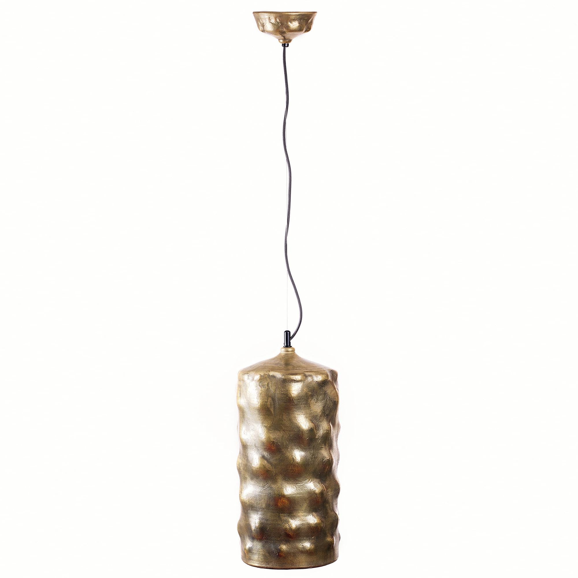 Подвесной светильник керамический, латунь