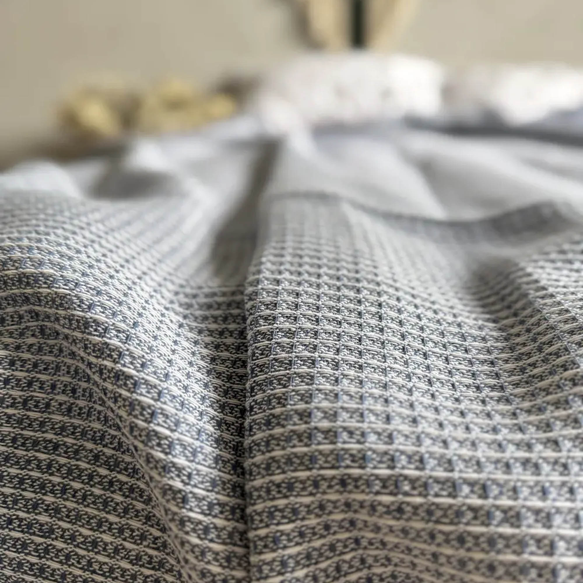 Плед бавовняний BELGIUM, синій