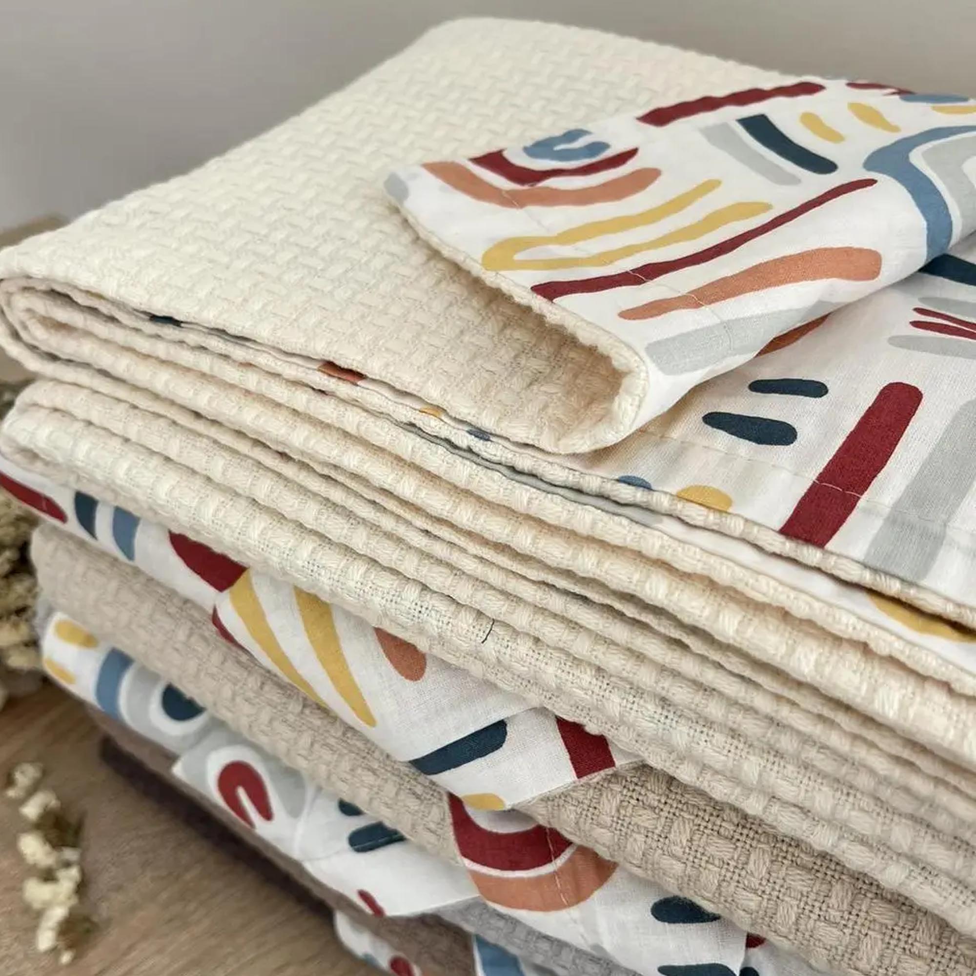 Покрывало хлопковое детское WHEAT KIDS, молочный