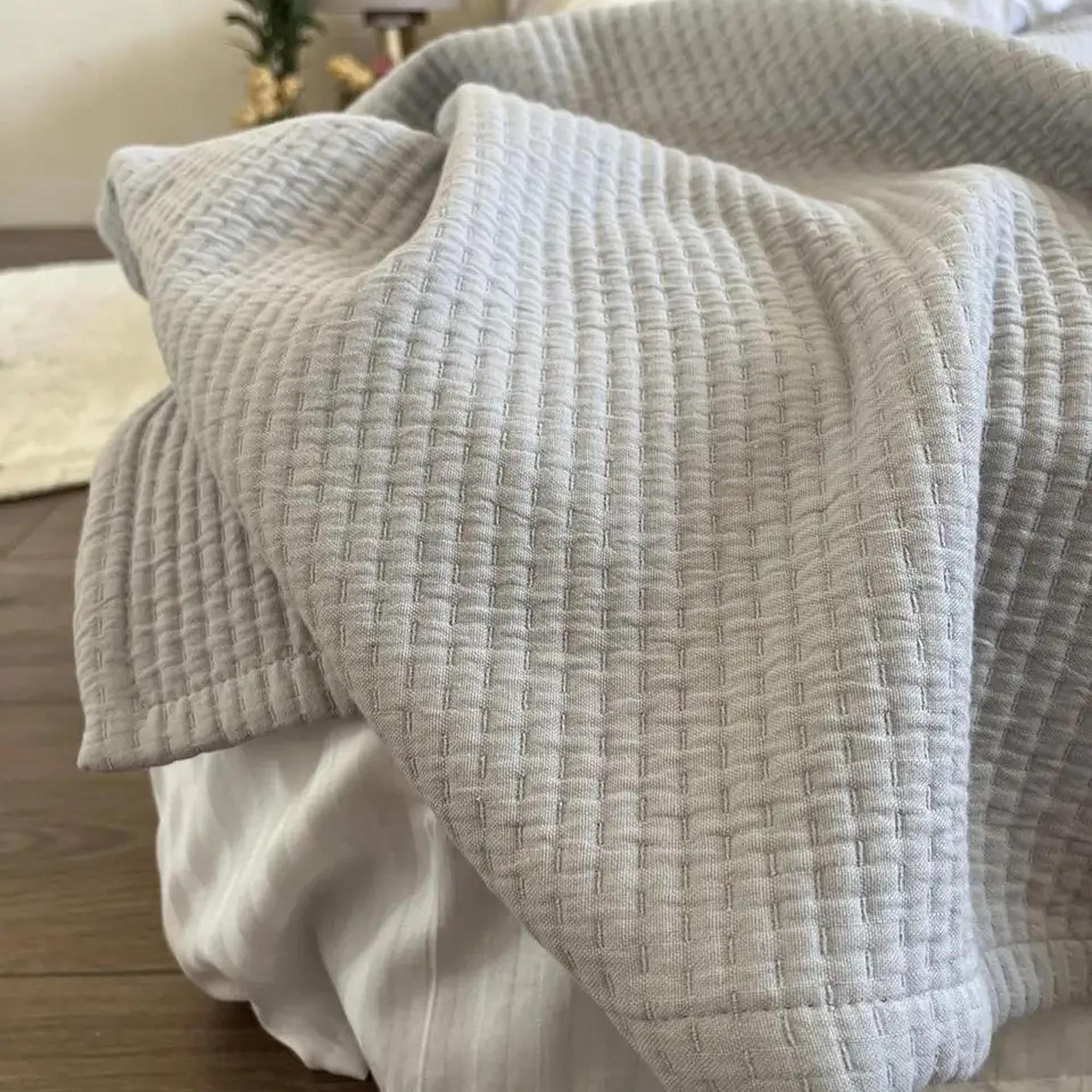 Покривало бавовняне OSLO, сірий