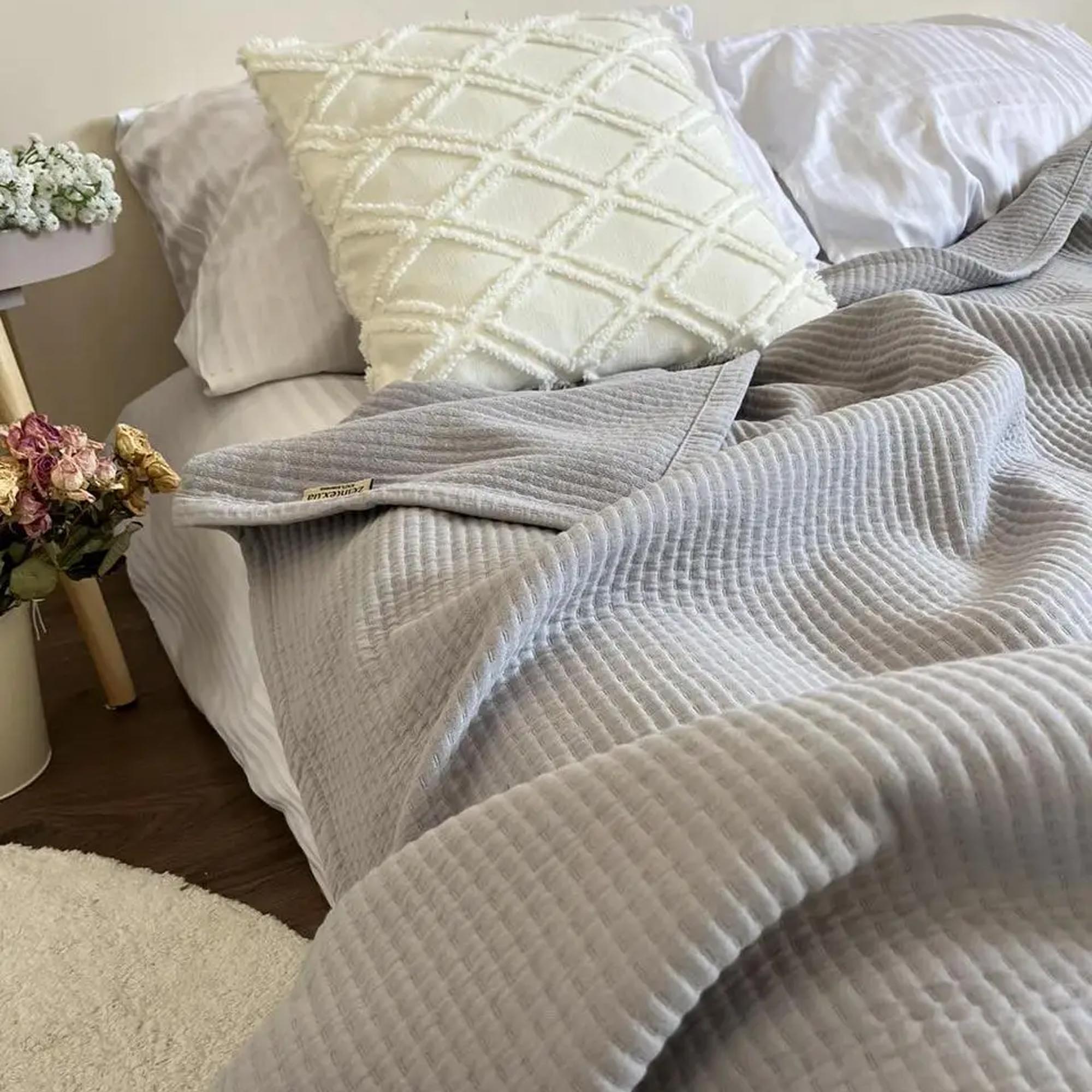 Покривало бавовняне OSLO, сірий