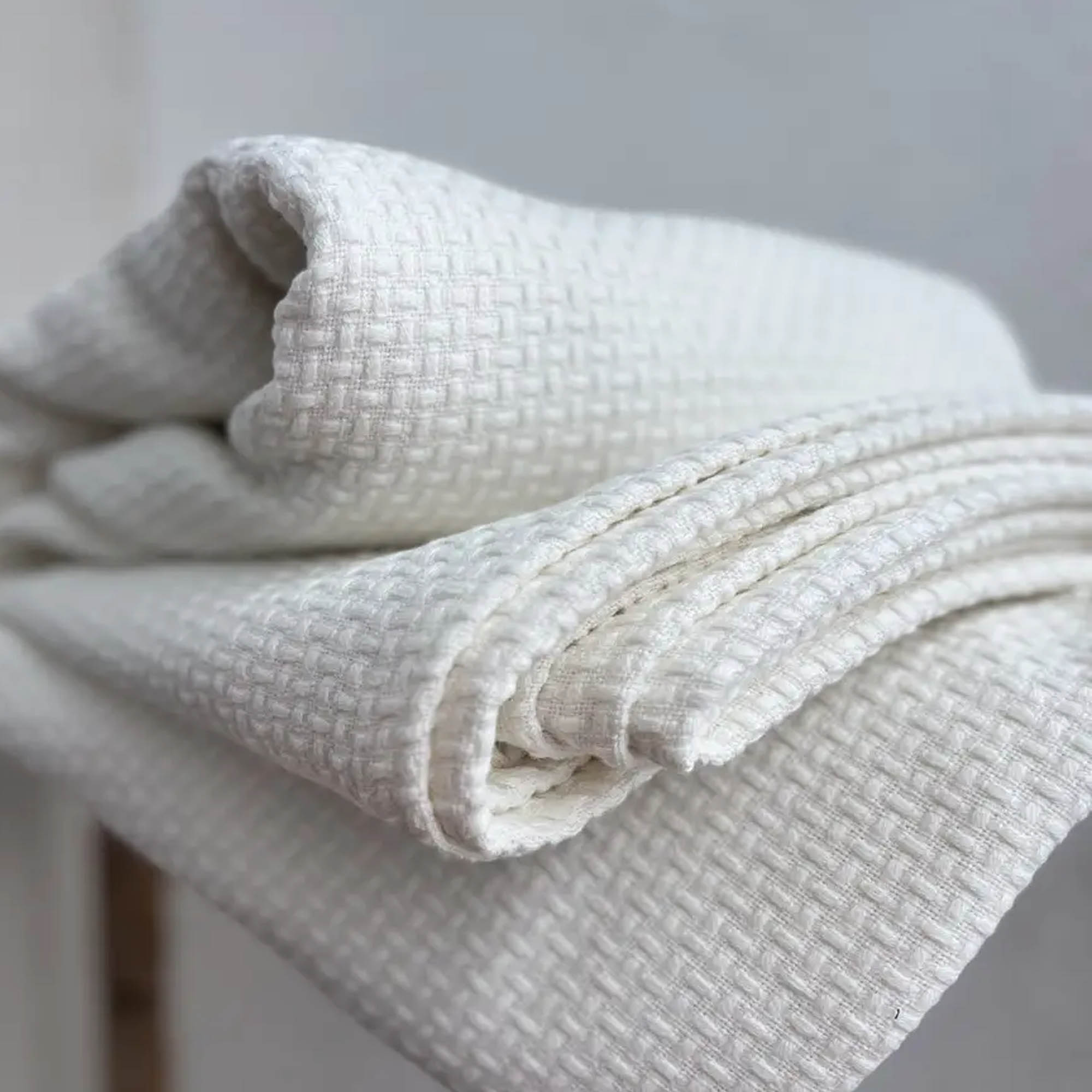 Покривало бавовняне WHEAT, молочний