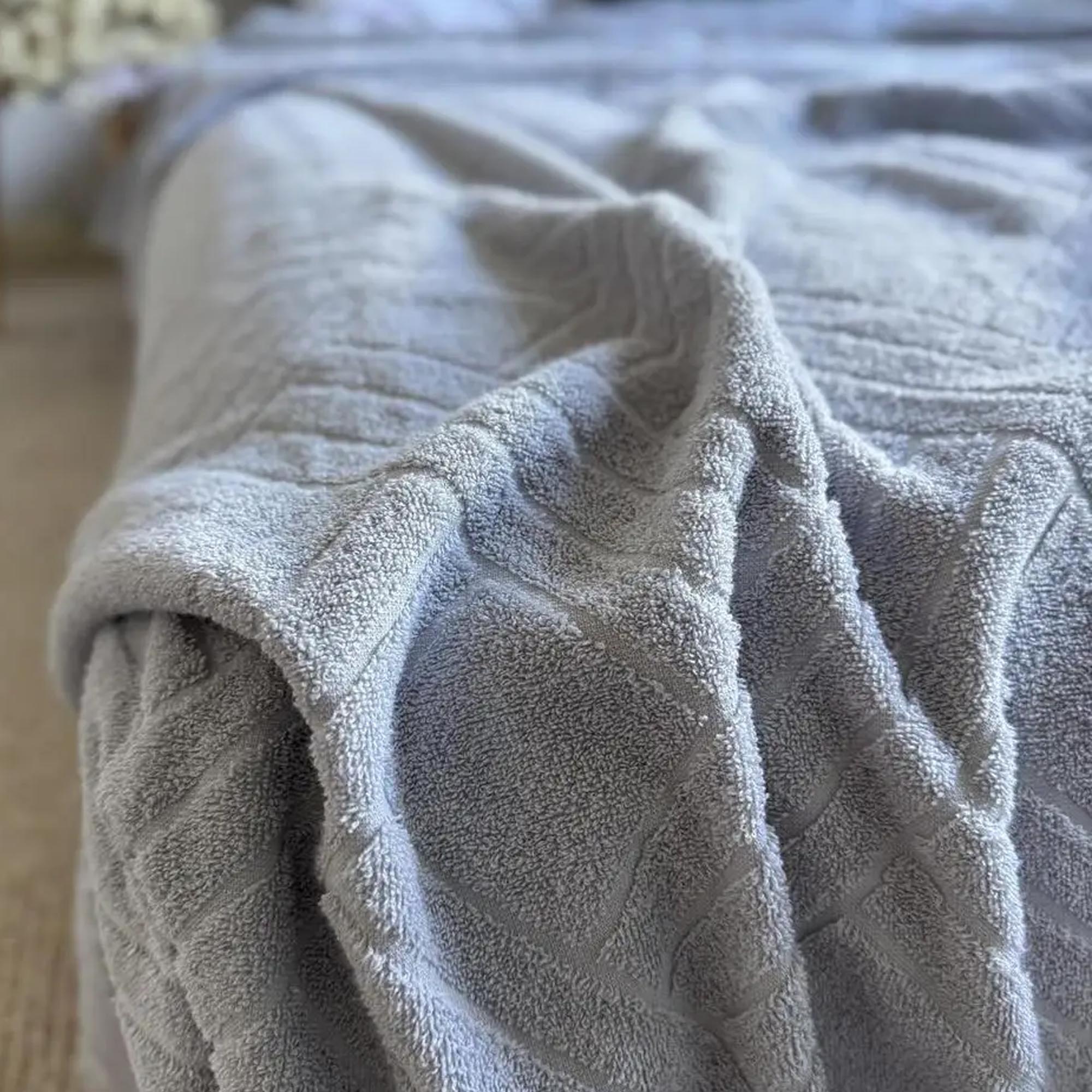 Покривало махрове PALERMO, сірий