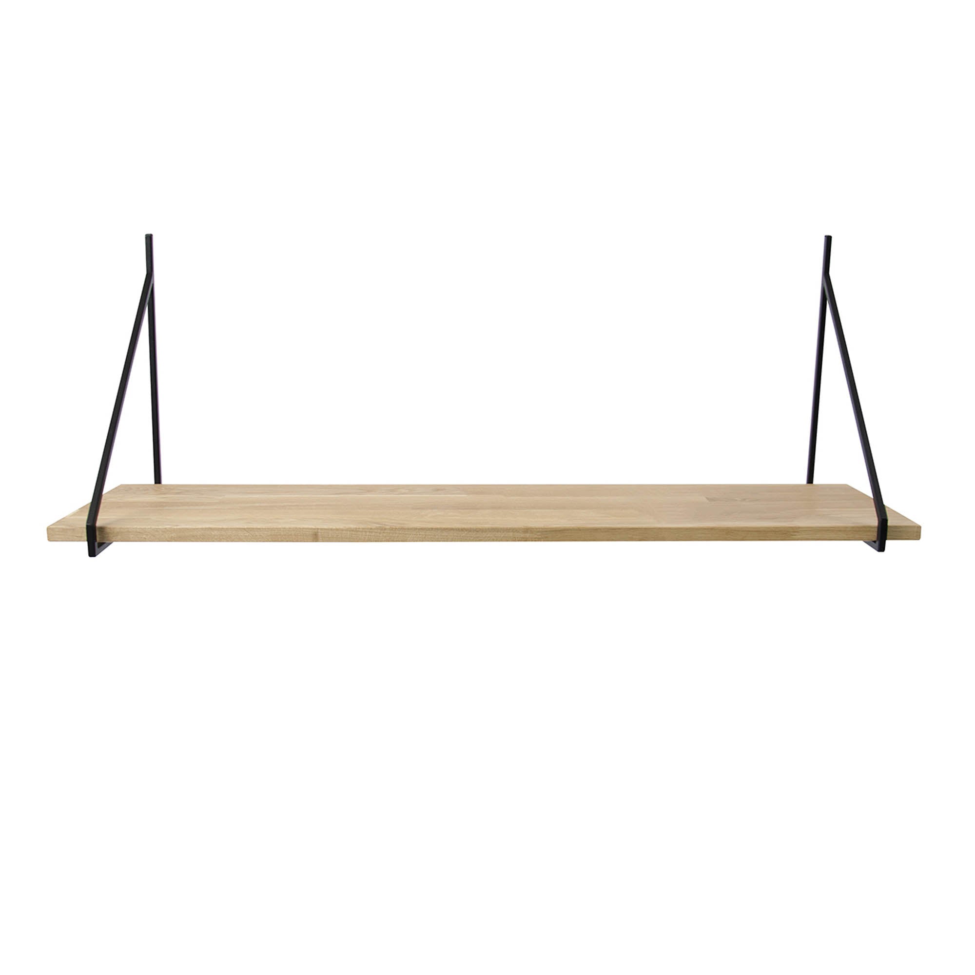 Поличка ТРИКУТНИК II, натуральне дерево