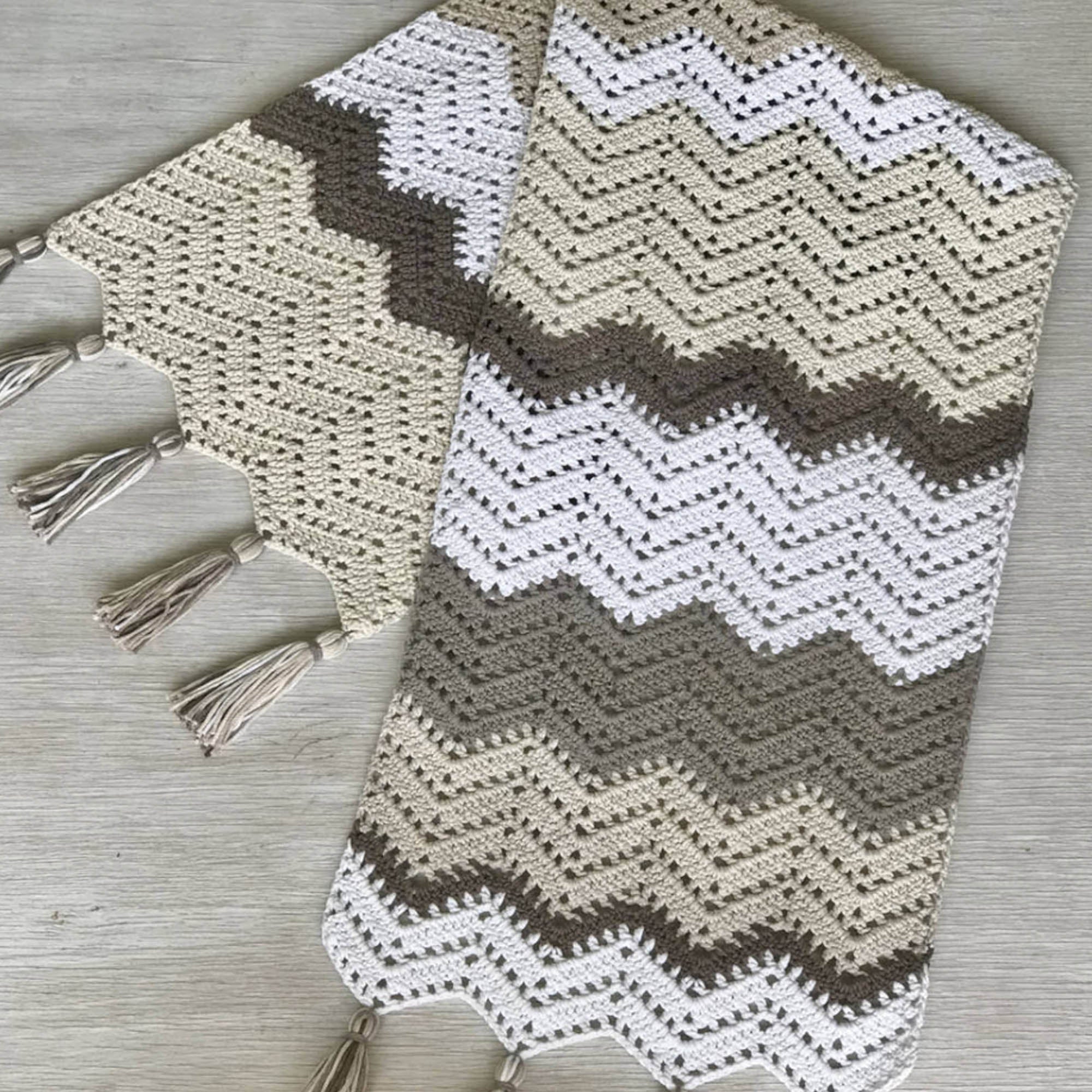 Ранер 39 х 137 см із бавовняного шнура