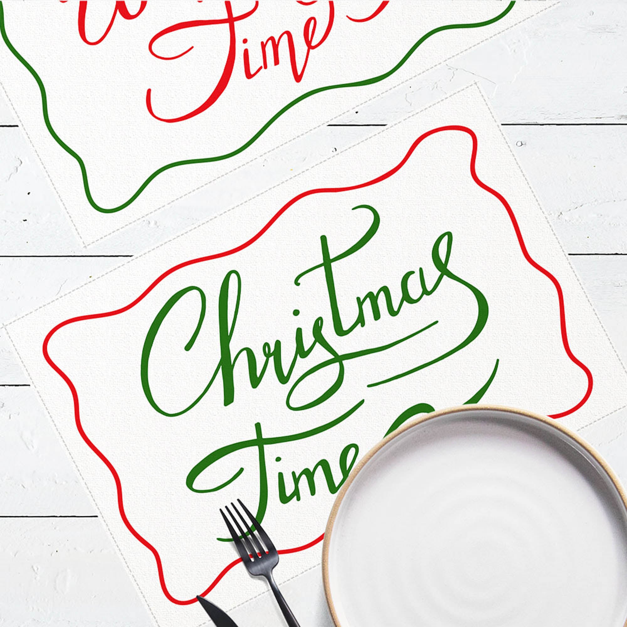 Салфетки на стол CHRISTMAS TIME, 2шт