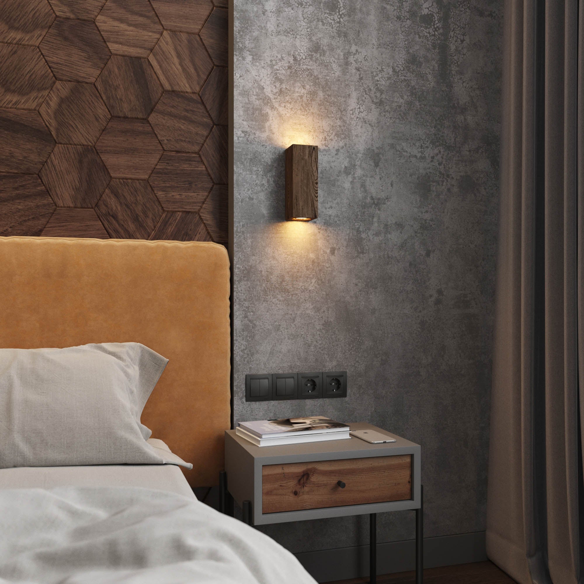 Світильник настінний CUBE