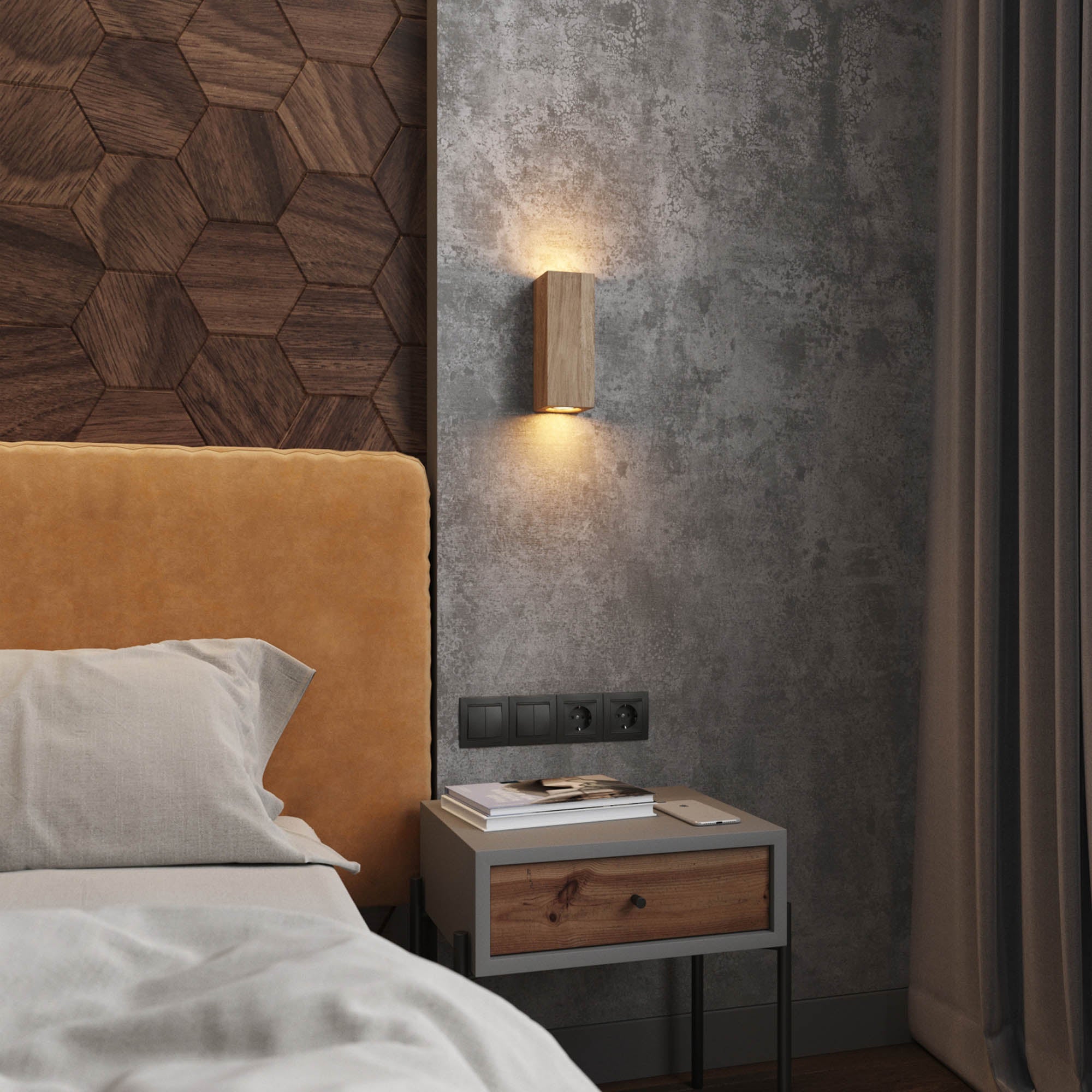 Світильник настінний CUBE