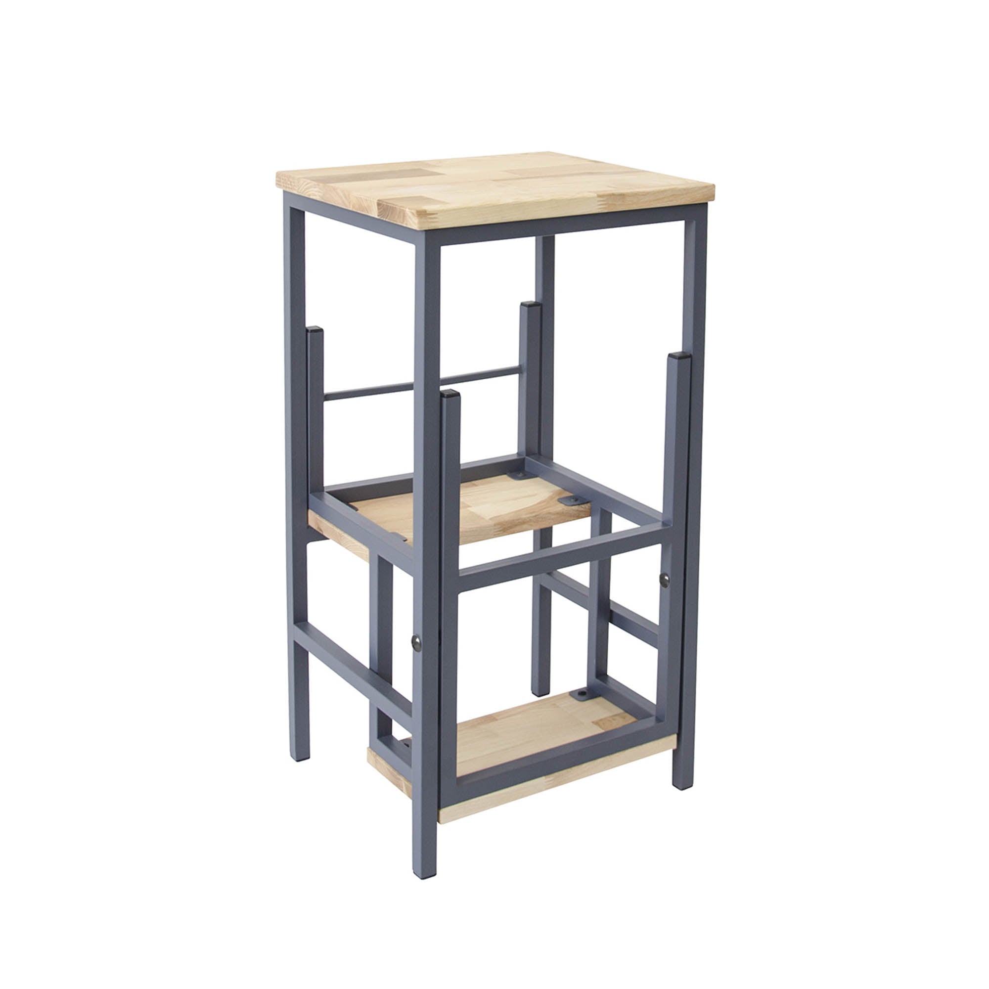 Табурет-драбина, натуральне дерево