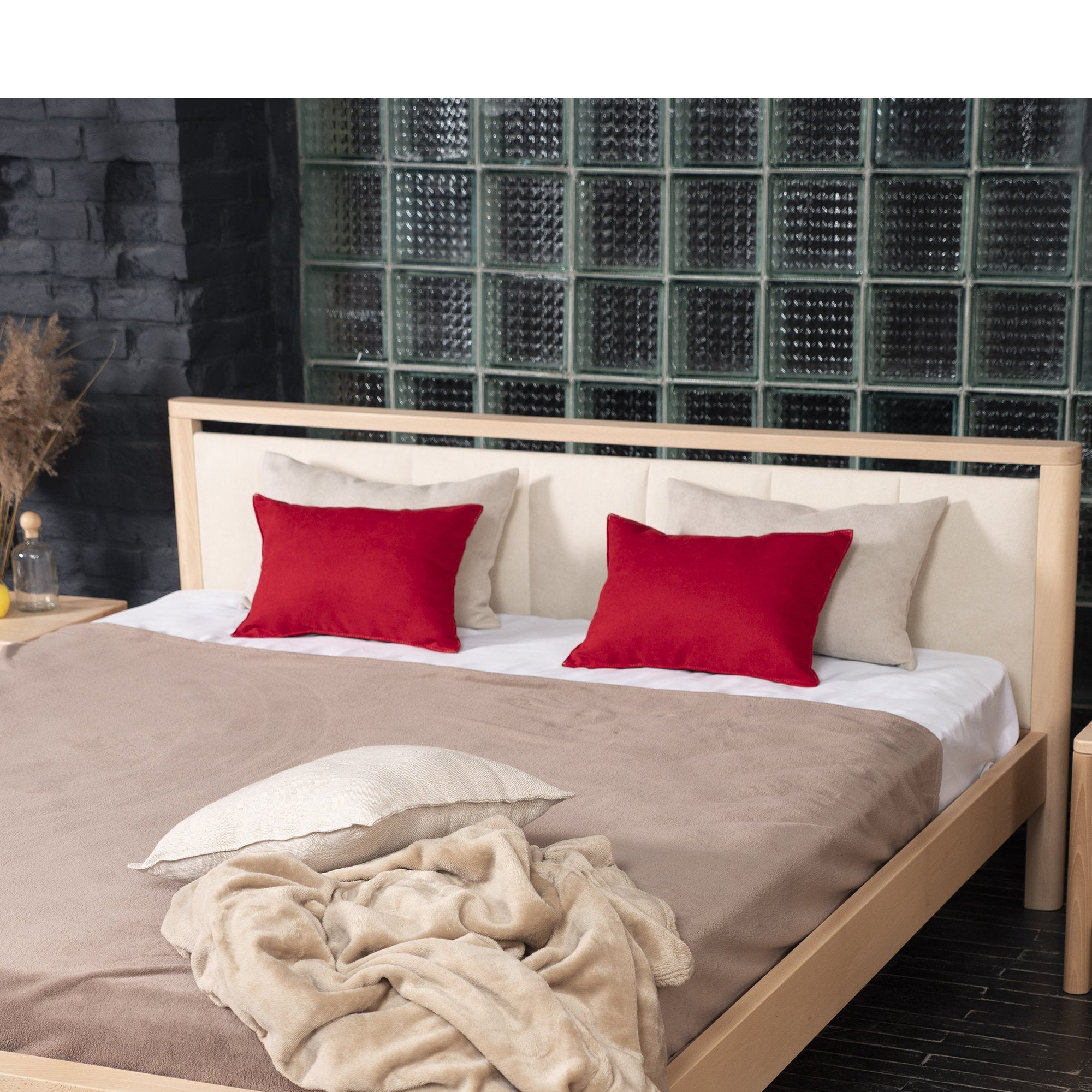 Комплект меблів DROP SOFT, ліжко + 2 приліжкові тумби