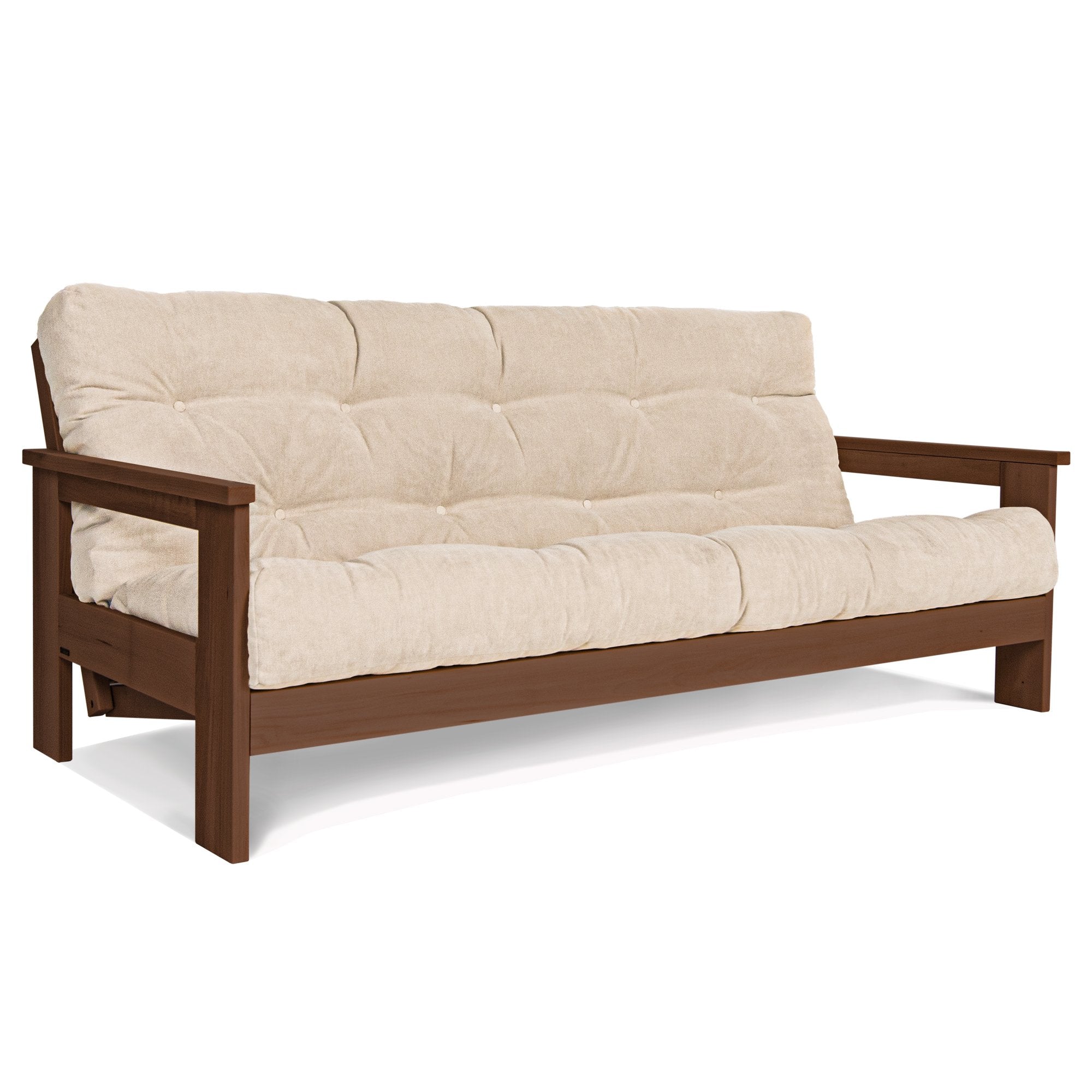 Раскладной диван-футон MEXICO, орехового цвета
