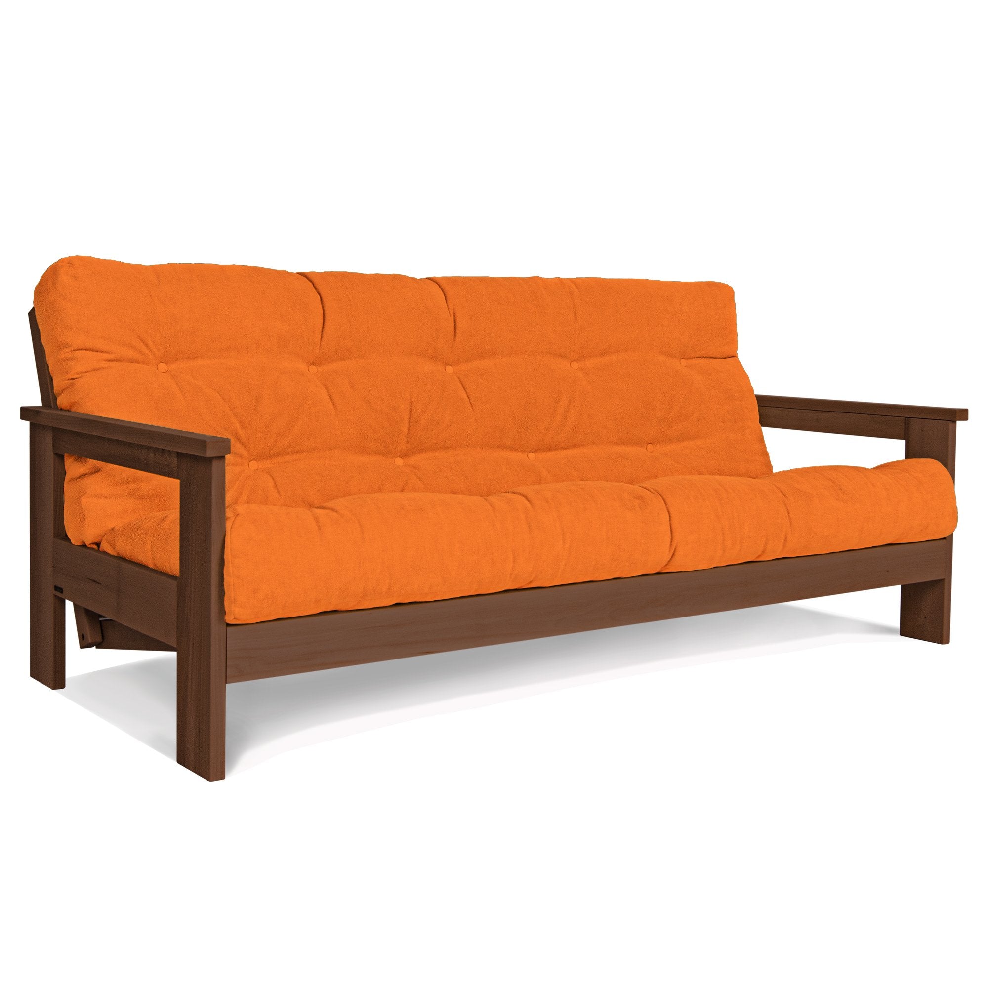 Розкладний диван-футон MEXICO, горіхового кольору